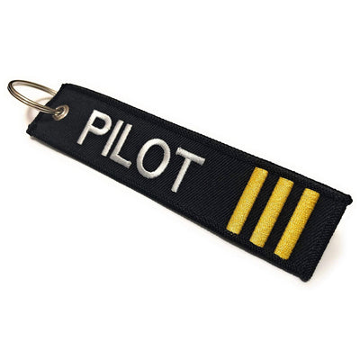 Pilot Embroidered keychain